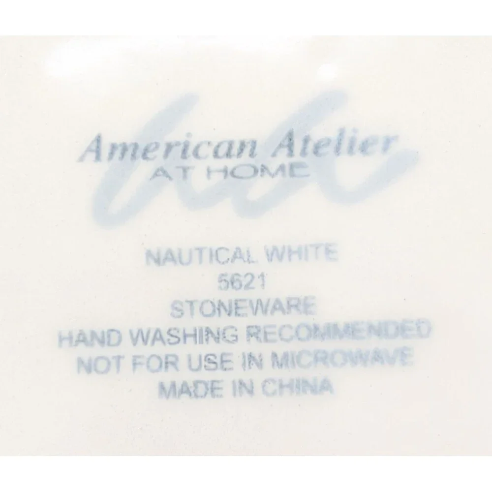 American Atelier at Home Nautical White Lighthouse Sugar Bowl Canister Stoneware